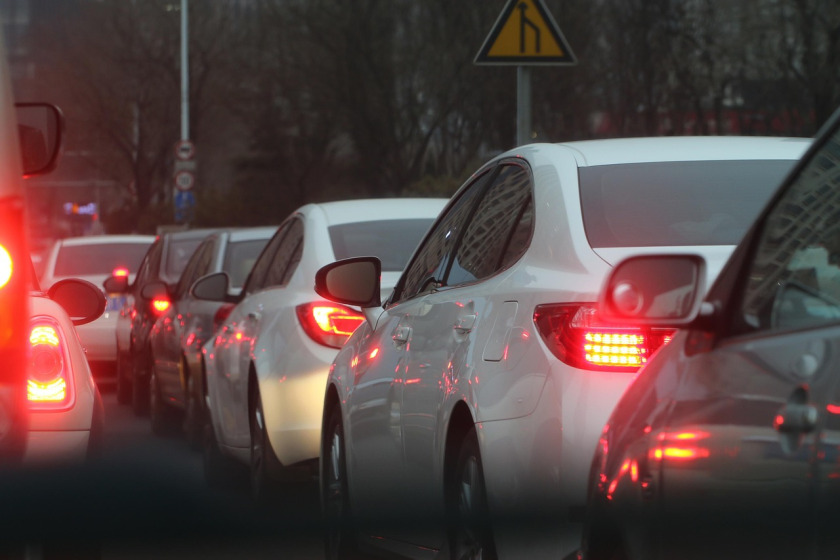 Traffic bottleneck